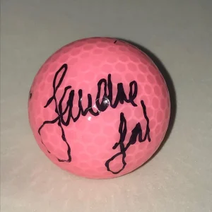 Sandra Gal signed Pink Wilson Hope Golf Ball autographed LPGA Germany
