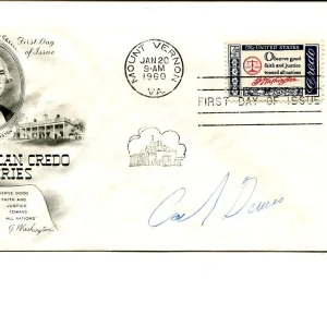 Carl Dennis Pulitzer Prize Poet Author Writer Signed Autograph FDC
