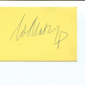 Yuri Mazurok Bolshoi Opera Metropolitan Opera Singer Rare Signed Autograph
