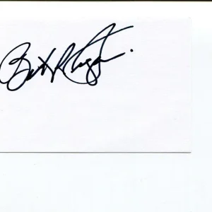 Bert Sugar Boxing Writer Author Hall Of Fame HOF Signed Autograph
