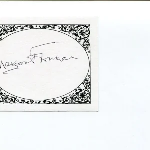Margaret Truman Harry Daughter First Family & Author Signed Autograph Bookplate
