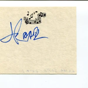 Akira Tana Jazz Drummer Rare Signed Autograph
