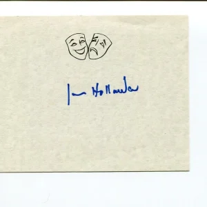 John Hollander Poet Laureate Connecticut Author Literary Critic Signed Autograph