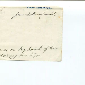 Lady Gwendolen Gascoyne-Cecil Author Writer Biographer Signed Autograph