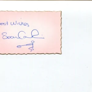 Sean Carlin Australia Olympian Olympic Hammer Thrower Signed Autograph W/ Sketch
