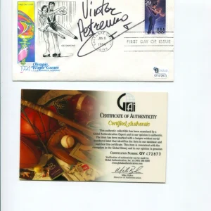 Viktor Petrenko Russia Olympic Gold Figure Skater Signed Autograph FDC COA
