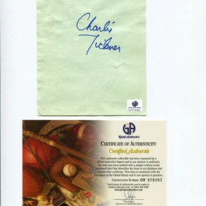 Charles Tickner US Olympic Bronze Figure Skater Signed Autograph COA
