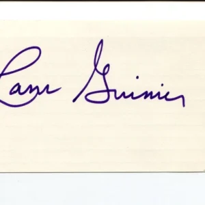 Lani Guinier Civil Rights Theorist Teacher Author Signed Autograph