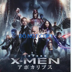 James McAvoy Jennifer Lawrence X-Men Apocalypse Japanese Press Mini Movie Poster