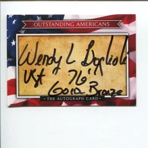 Wendy Boglioli 1976 US Olympic Gold Bronze Medal Swimmer Signed Autograph
