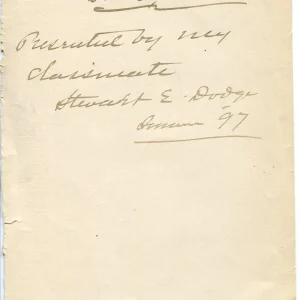 Unknown 1897 Historical Signed Autograph
