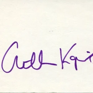 Arthur Kopit Author Broadway Playwright Wings Nine Rare Signed Autograph
