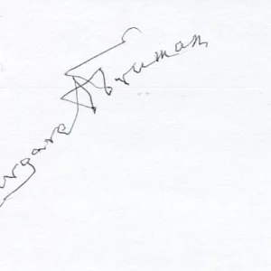 Margaret Truman Daughter of Harry First Family Mystery Author Signed Autograph
