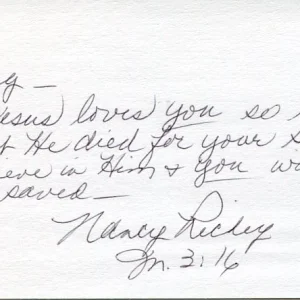 Nancy Richey Australian Open Tennis HOF Signed Autograph