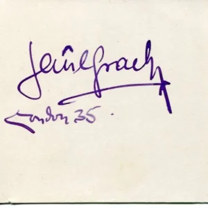 Unknown 1938 London British Personality Actor ? Vintage Signed Autograph
