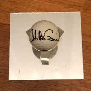 Charlotta Sorenstam Texas Longhorns Solheim Cup LPGA Signed Autograph Golf Ball
