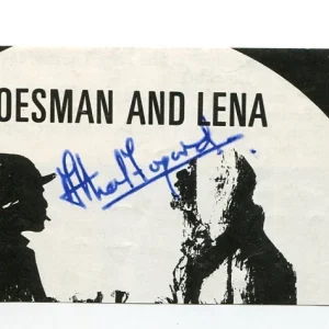 Athol Fugard Famous Author Playwright Actor Broadway Signed Autograph
