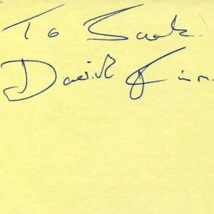 Dave Finnegan The Commitments Drummer Mickah Wallace Signed Autograph
