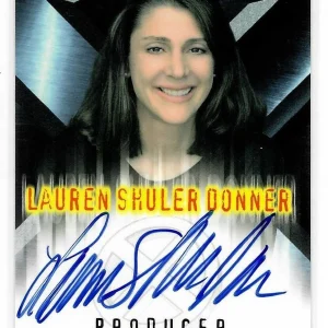Lauren Shuler Donner Producer X-Men The Movie Authentic Autograph Card