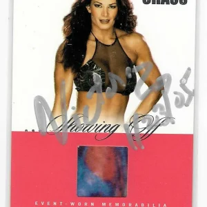 Victoria Signed 2004 Fleer WWE Event-Used Memorabilia Card
