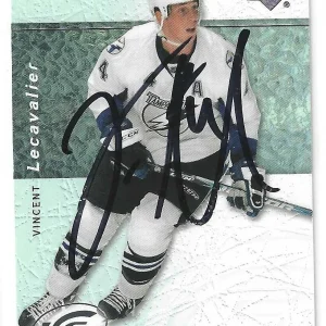 Vincent Lecavalier Signed 2007/08 Upper Deck Ice Card #45 Tampa Bay Lightning
