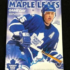 Tomas Kaberle Signed 2006/07 Toronto Maple Leafs Program
