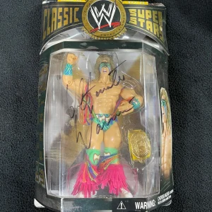 Ultimate Warrior Signed WWE Classic Superstars Action Figure JSA COA WWF
