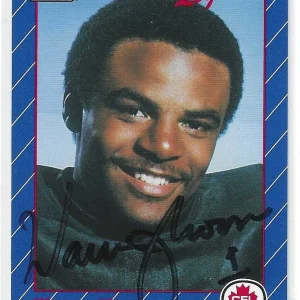 Warren Moon Signed 1991 AW Sports Legends Card #19 Houston Oilers
