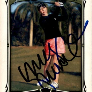 Morgan Pressel Signed 2013 UD Goodwin Champions Golf Card #14 LPGA