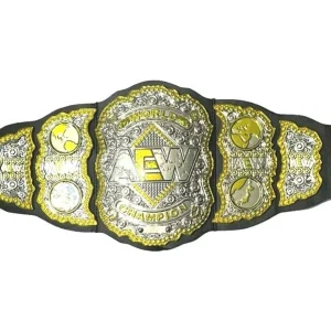 Tony Khan Signed AEW Championship Toy Belt JSA COA