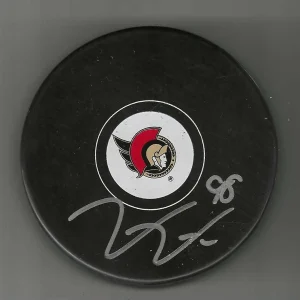 Victor Mete Signed Ottawa Senators Puck

