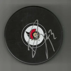Travis Hamonic Signed Ottawa Senators Puck
