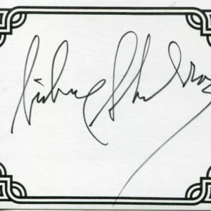 Sidney Sheldon Famous Author Oscar Winner TV Writer Signed Autograph Bookplate
