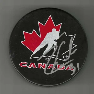 Zachary Fucale Signed Team Canada Hockey Puck Washington Capitals
