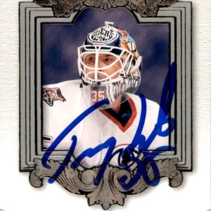 Tommy Salo Signed 2003/04 Upper Deck Portraits Card #38 Edmonton Oilers
