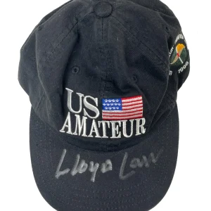 Lloyd Carr Signed US Amatuer Hat JSA COA Michigan Wolverines