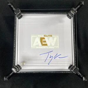 Tony Khan Signed Assembled AEW Action Figure Wrestling Ring JSA COA

