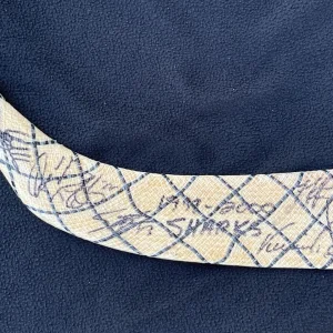 1999-00 San Jose Sharks Team Signed Hockey Stick JSA LOA COA Nabokov Rookie Year