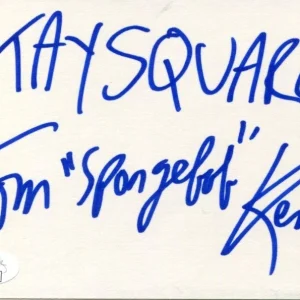 Tom Kenny SpongeBob SquarePants Adventure Time Rick & Morty Signed Autograph JSA
