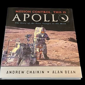 Alan Bean NASA Astronaut Moonwalker Apollo Mission Con Signed Autograph Book JSA