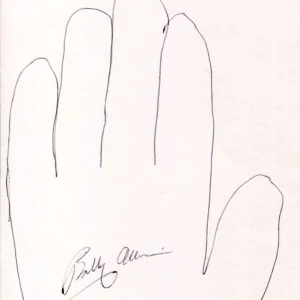 Bobby Allison NASCAR 50 Greatest Driver HOF Daytona 500 Signed Autograph Sketch
