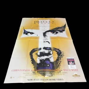 Roger Corman Dracula Rising Signed Autograph Original VHS Movie Poster JSA

