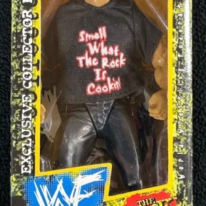 1999 Wizard ToyFare The Rock WWF Exclusive Action Figure Jakks Pacific WWE