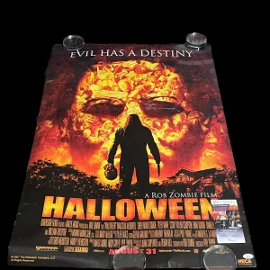 Daeg Faerch Halloween Young Michael Myers Rare Signed Autograph Movie Poster JSA
