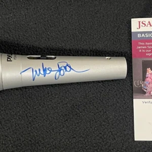 Mike Love Signed Pyle Microphone The Beach Boys JSA COA
