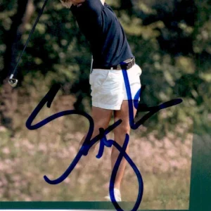 Stacy Lewis Signed 2012 UD SP Authentic Golf Card R30 LPGA