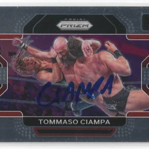 Tommaso Ciampa Signed 2022 Panini Prizm WWE Card #22 NXT 2.0
