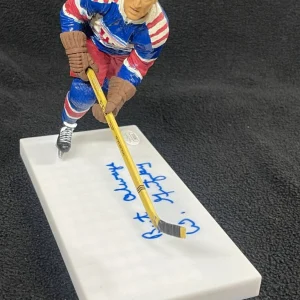 Walter Gretzky Signed Woodstock Warriors Custom McFarlane Figure JSA COA
