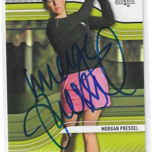 Morgan Pressel Signed 2012 UD SP Authentic Golf Card #R23 LPGA