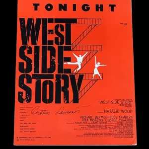 Arthur Laurents West Side Story Author Signed Autograph Original Sheet Music
